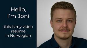 If you know someone who needs a marketing expert and a good team member or  has any other connections to Norway, please check out Joni's page!