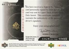 1998 dale jarrett sp за руль вырубной. Dale Jarrett Gallery Trading Card Database