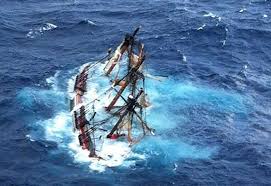 bounty ship sinking famously hms