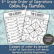 Help them meet their math learning targets today! 5th Grade Coloring Pages Worksheets Teaching Resources Tpt