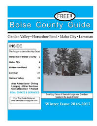 Winter 2016 2017 Boise County Guide by Linda Bass