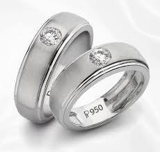Image Result For Couple Solitaire Rings Tanishq Mens Wedding Rings Platinum Platinum Wedding Rings Platinum Wedding Band