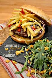 Hamburger Bistrot Recette Plancha Boeuf Aux Pommes Pailles Recette Plancha Alimentation Recette
