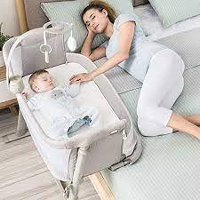 amazon com baby bassinet ronbei bedside sleeper baby bed cribs baby bed to bed newborn baby crib adjustable baby girl bassinet baby bassinet portable bed