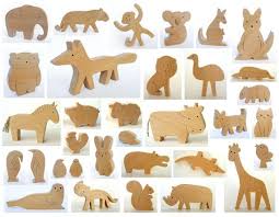 Any 4 Animals Organic Wooden Toy Animals From All Over The World Wooden Animals Wooden Animal Toys Wooden Animals Wooden Baby Toys
