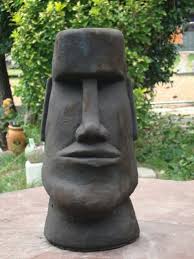 Easter island head, concrete rock face, moai statue, cement tiki figure, garden face, concrete statues, garden art, easter island face statuesparadise $ 119.00 free shipping Modern Man Rapa Nui Easter Island Head Concrete Cement Garden Statue On Popscreen