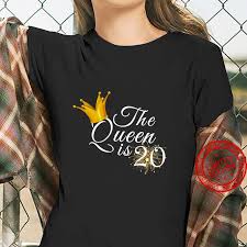 The 20th birthday launches adolescents into adulthood and is cause for celebration. 20th Birthday Ideas For Her The Queen Is 20 Fabulous Shirt