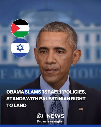 Speaking during an appearance at Queen's University Belfast and a  subsequent discussion at the SSE Arena, former US President Barack Obama  offered sharp criticisms of current 'Israeli' policy. Addres