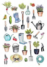 Gardener Tools Gardeningtips Garden Tools Gardening Gear Garden Drawing