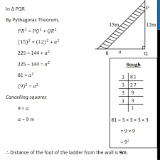 40 meters to feet = 131.2336 feet. Ex 6 5 3 A 15 M Long Ladder Reached A Window 12 M High From Ground