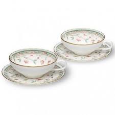 Noritake Hana Sarasa Tea Cup And Saucer Tea Cups Tea Cup Saucer Cup And Saucer