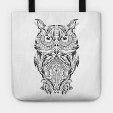 However, having a small tattoo here, regardless of design is easy to hide and sometimes, if you don't want other people to see you have a tattoo, then this is a great hiding place. The Owl Tattoo Outline The Owl Tattoo Design Tote Teepublic