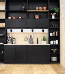 space saving open shelving units in