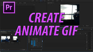 Ready to animate her sketches, plant opened the timeline (window > timeline), selected create frame animation from the dropdown menu, and chose make frames from layers from the flyout menu. How To Create A Gif In Premiere Pro Cc 2017 Youtube