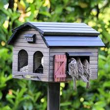 Vogel Voederhuis Vogelhuisjes Rustieke Nestkastjes Vogelhuisje