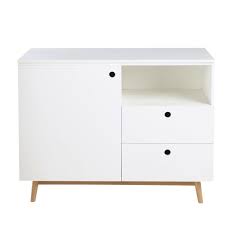 Check spelling or type a new query. Commode Blanche 1 Porte 2 Tiroirs Eliot Maisons Du Monde