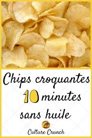 Chips Croquantes 10 Minutes Sans Huile La Recette Facile Recettes De Cuisine Recette Recette De Chips