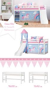 Halbhohes Rutschen Hochbett Einhorn Fur Kleine Prinzessinnen Unicorn Einhorn Schlafen Bett Kinderzimmer Kinder Bett Halbhohes Kinderbett Kinder Zimmer
