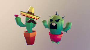Find professional cactus 3d models for any 3d design projects like virtual reality (vr), augmented reality (ar), games, 3d visualization or animation. Quick Lowpoly Cactus Modeled In Maya Textured In Photoshop Br I Love Catus Cactus Plant Presentation Cg Art