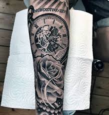 200 Meaningful Pocket Watch Tattoos Ultimate Guide 2019 Mit Bildern Unterarm Tattoo Unterarm Tattoo Mann Manner Tattoos Unterarm