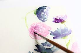 One reason is that the barrier to entry is low. How To Create Watercolor Flowers Tutorial Plus A Gorgeous Giveaway