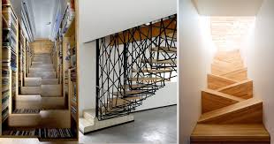Ideas and pictures of staircases and railing for different designs. 10 Amazing And Creative Staircase Design Ideas