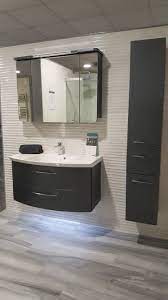 Cassca Is Our Latest Bathroom Setting The 2 Drawer Vanity Unit With Motion Sensor Led Lights Bluet Bathroom Lighting Latest Bathroom Lighted Bathroom Mirror