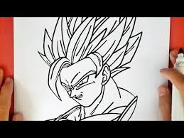 Baseada na série de mangá dragon ball escrita por akira toriyama, dragon ball z corresponde aos volumes 17 ao 42 do mangá que foi publicado na revista , weekly shonen jump, de 1989 a 1995, e estreou no japão na fuji tv em 26 de abril de 1989, e terminou dia 31 de janeiro de 1996 com o total de 291 episódios , antes de ser. How To Draw Goku Super Saiyan 2 From Dragon Ball Z Myhobbyclass Com Learn Drawing Painting And Have Fun With Art And Craft