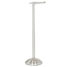 Delta Greenwich Telescoping Pivoting Free Standing Toilet Paper Holder In Spotshield Brushed Nickel 138293 Bn1 Free Standing Toilet Paper Holder Pedestal Toilet Paper Holder Toilet Paper Stand