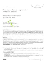 Em 1º de outubro de 2017, ele assumiu as funções de coo para a américa do sul e líder de clientes e mercados para a américa do sul até se aposentar da empresa no início de 2020. Pdf Removal Of A Melee Weapon Forgotten In The Orbital Cavity Case Report