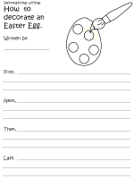 Use these writing prompts to work on creative writing and fine motor skills. Easter Creative Writing Prompts