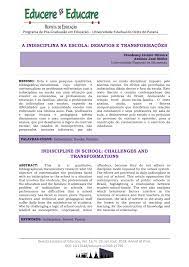 Os desafios da indisciplina em sala de aula e na escola. Pdf A Indisciplina Na Escola Desafios E Transformacoes