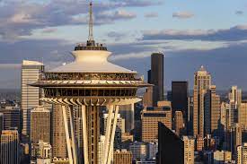Towering 520' above ground, the observation deck offers panoramic indoor and outdoor viewing of seattle and the surrounding area, free telescopes and more! Space Needle 101 Everything You Need To Know About Seattle S Space Age Icon Fodors Travel Guide