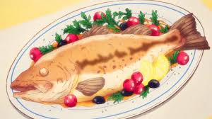 Beethoven As Fish Dinner Classicaloid Episode 13 Aesthetic Food Fish Dinner Food Cartoon