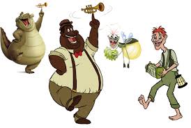 Louis And Ray Human Version From Disney S Princess And The Frog Disney Fan Art Disney Characters As Humans Disney Drawings