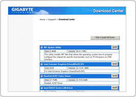 Below, we have provided all the integrated features in the app center package. Gigabyte Download Center