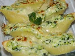 Conchiglies Farcies Aux Courgettes Brousse Et Menthe Recettes De Cuisine Recette Recette Gratin De Pates
