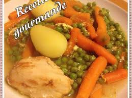 Petit Pois Carotte Au Poulet Curcuma Recettes Trop Gourmandes Food Chicken Meat