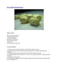 Resepi kuih kasturi @ kacang hijau sedap. Resepi Biskut Batang Buruk