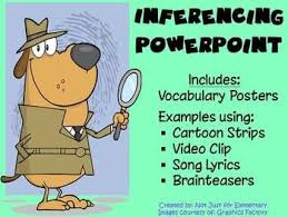 Inferencing Powerpoint Video Comics Songs Vocabulary Posters Vocabulary Posters Inferencing Reading Classroom