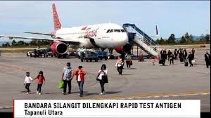 Bandara Silangit Terapkan Rapid Test Antigen Youtube