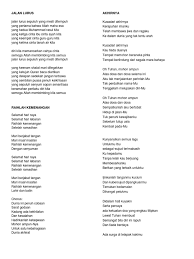 Tak lama sang ibu mengikuti dari belakang, dan ditengah asyiknya mendengar suara jangkerik yang. Lirik Lagu Bwt Halal Bihalal