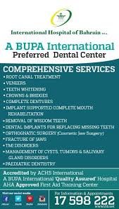 The International Hospital Of Bahrain A Bupa International Preferred Dental Center For Information Booking And Dental Center Root Canal Treatment Dental