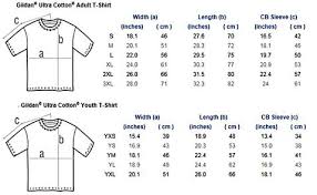 Youth Shirt Sizes Online Charts Collection