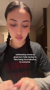 Waitress Being Fake