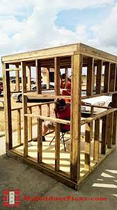 I suggest 38 and 48 from the floor. 330 A Shooting House Ideas Shooting House Deer Blind Deer Stand