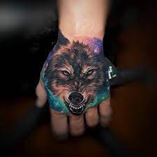 Wolf On Hand Ban Tay