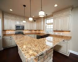 Pin By Wayne Homes On Home In 2020 Kitchen Cabinets And Granite Venetian Gold Granite Gold Granite Countertops