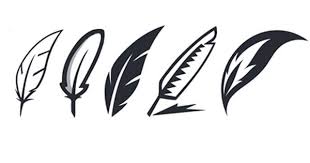 Quills Logo Variations Ink Logo Feather Logo Feather Icon