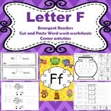 A preschool body movement activity five little froggies sitting on a well one looked up, and down he fell. Letter F Activities Worksheets Teachers Pay Teachers